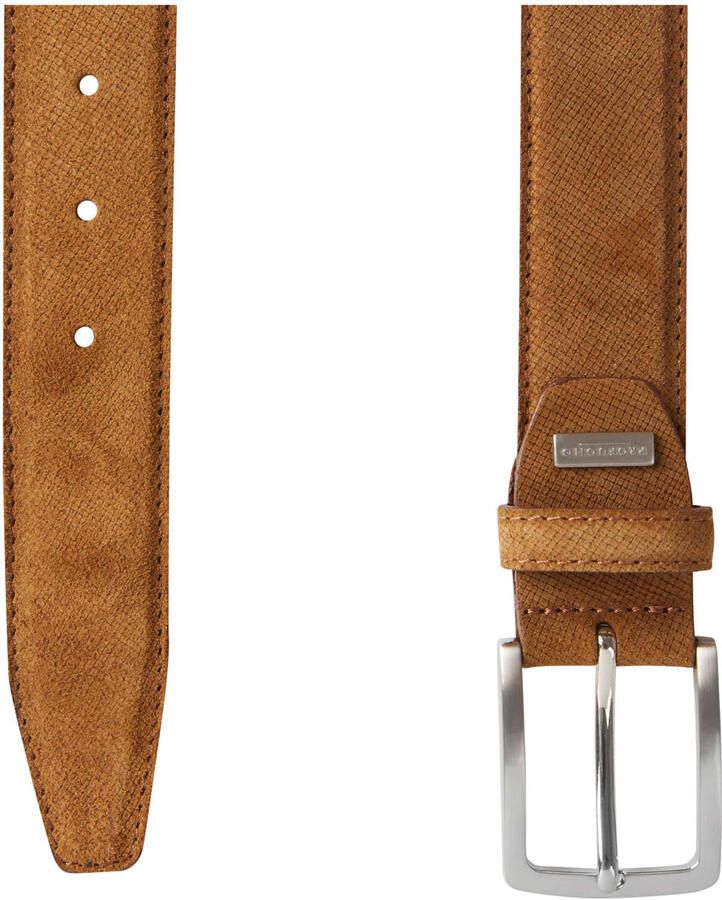 Profuomo leren riem cognac
