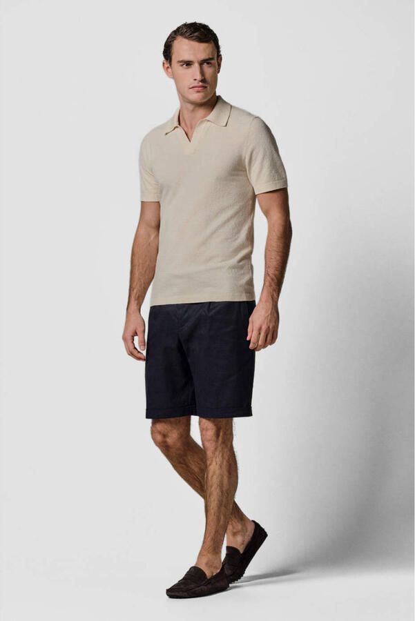 PROFUOMO Heren Polo's & T-shirts Cotton Crepe Ecru - Foto 7