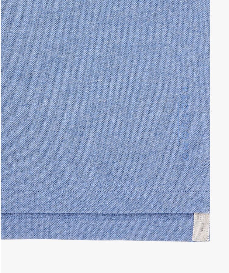 Profuomo Polo Shirt Korte Mouw Piqué Poloshirt Melange Blauw - Foto 6