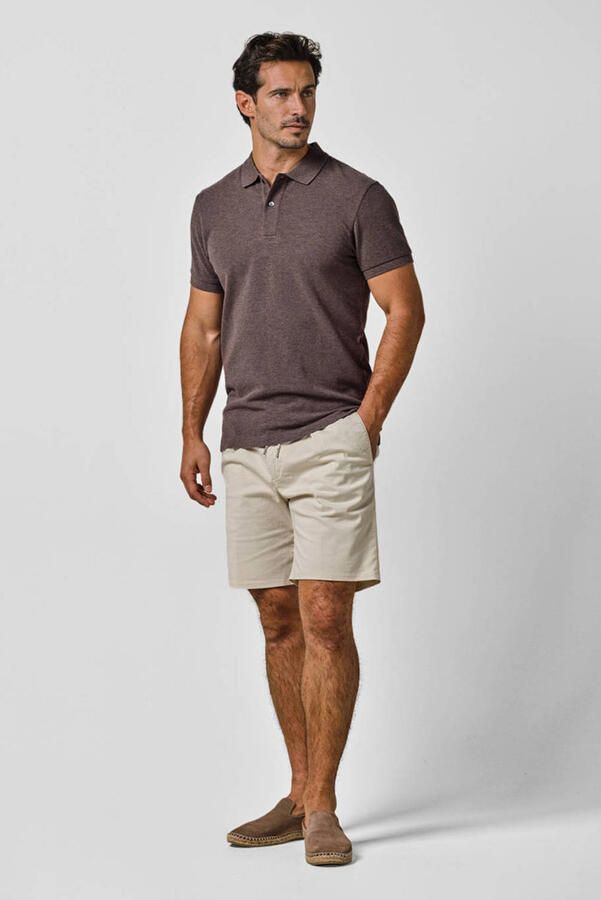 Profuomo regular polo donkerbruin - Foto 3
