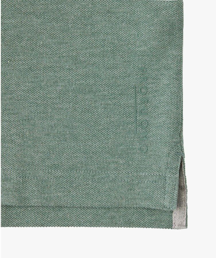 Profuomo Polo Shirt Korte Mouw Piqué Poloshirt Melange Groen - Foto 7