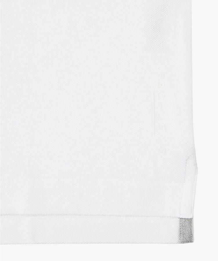 Profuomo Polo Shirt Korte Mouw Piqué Poloshirt Wit - Foto 7