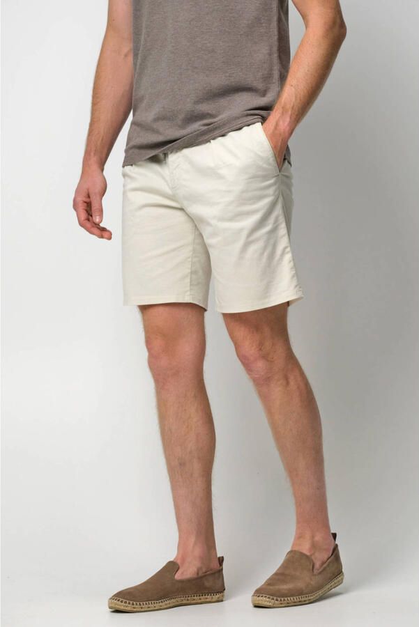 Profuomo relaxed chino short ecru - Foto 3