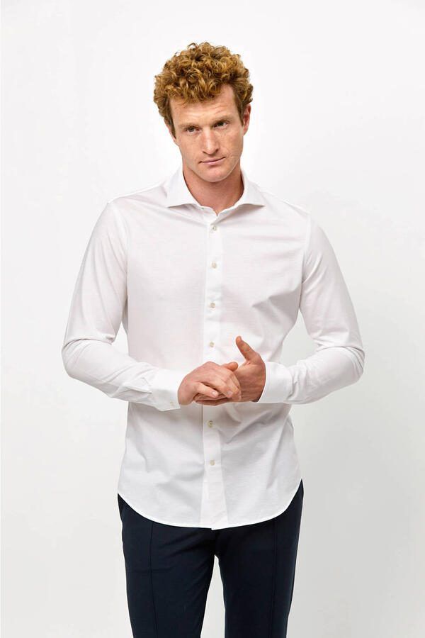 Profuomo Witte zakelijke overhemd White Heren - Foto 3
