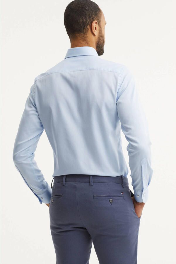 Profuomo Lichtblauwe Overhemdjurk van Katoen met Slim Fit Blue Heren - Foto 5