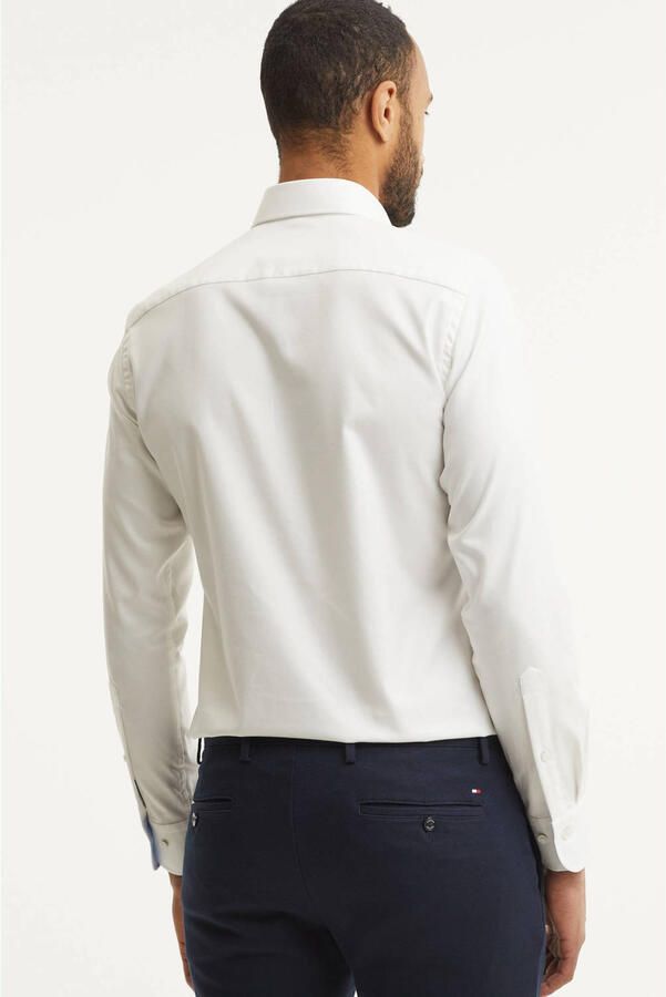 Profuomo Witte Business Overhemd van Katoen White Heren