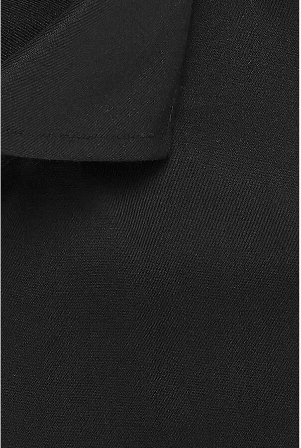 PROFUOMO Heren Overhemden Fine Twill Slim Fit Non Iron Zwart - Foto 7