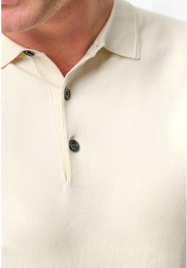 Profuomo Slim fit poloshirt van lyocellmix met zijde aandeel - Foto 7