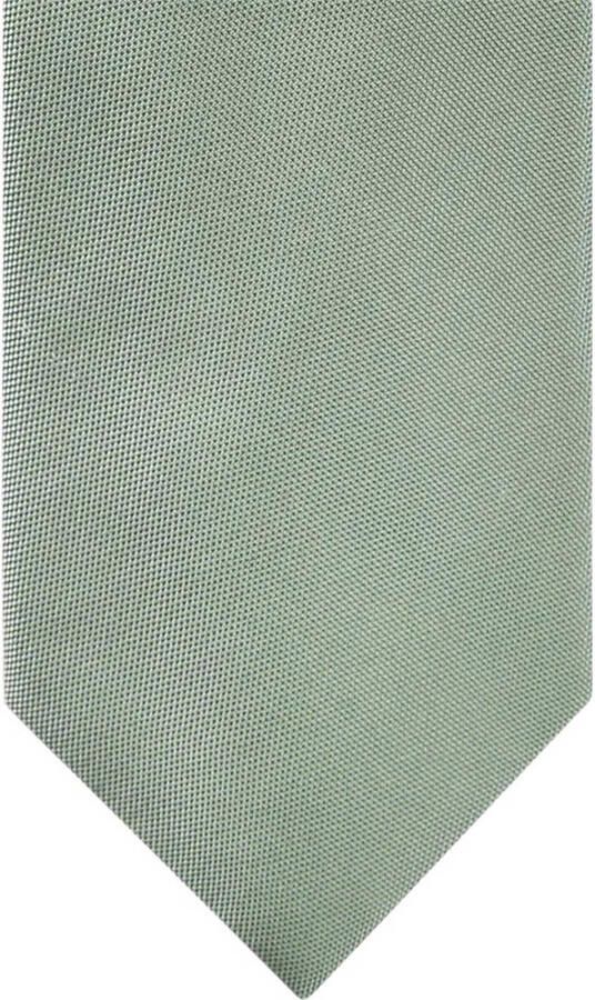 Profuomo zijden stropdas groen - Foto 2