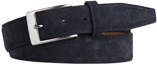 Profuomo Riem Suede Donker Blauw
