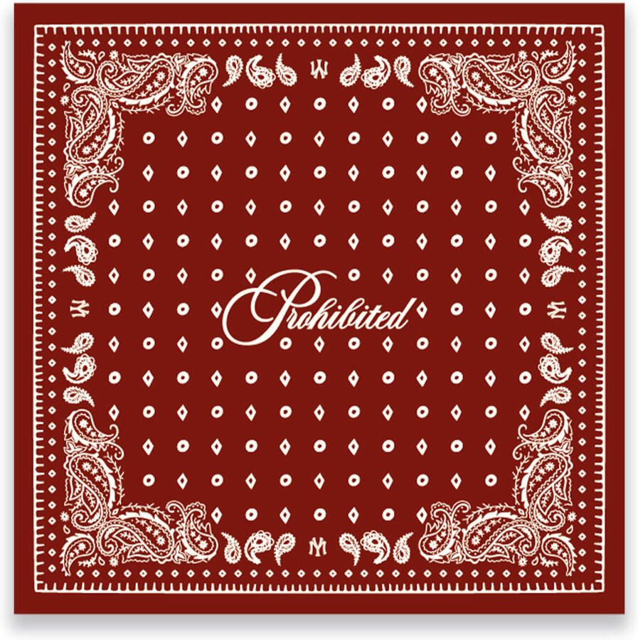 Prohibited bandana rood