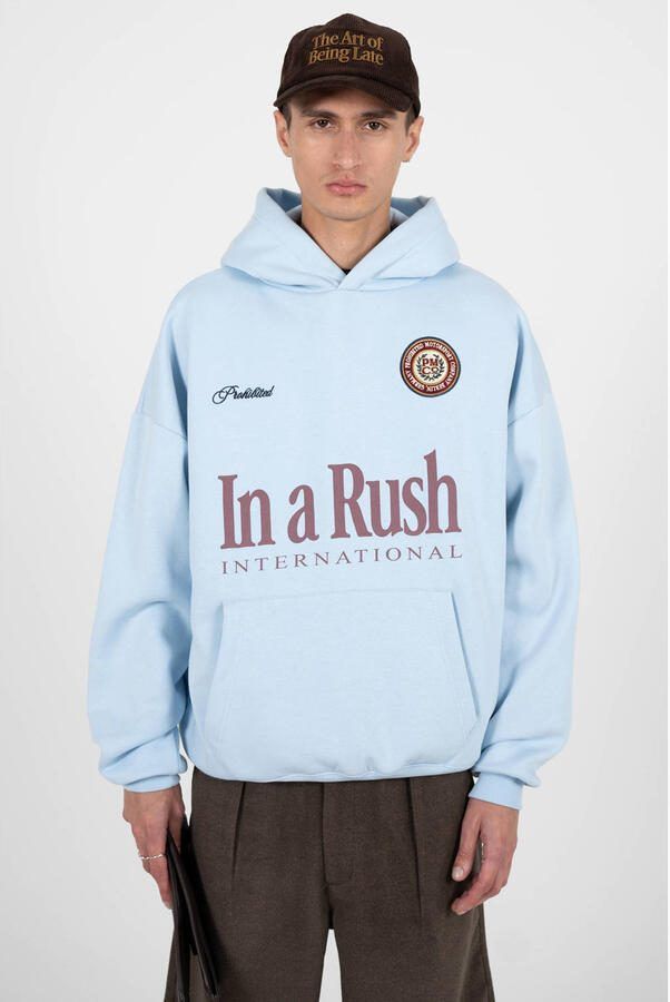 Prohibited hoodie lichtblauw