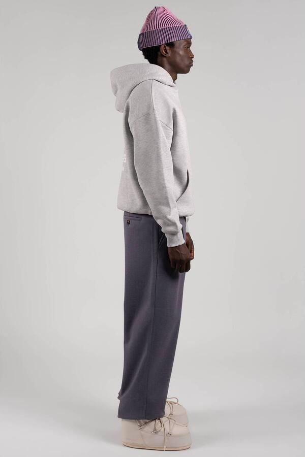 Prohibited oversized hoodie met backprint grijs - Foto 2