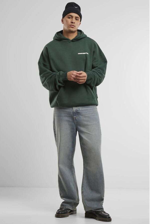 Prohibited oversized hoodie met backprint groen - Foto 2