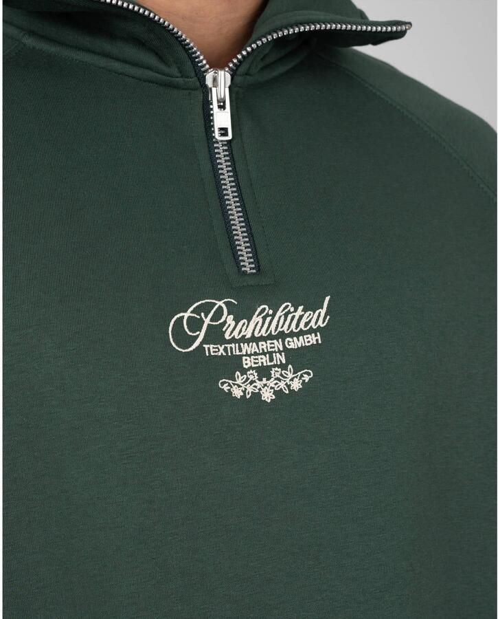 Prohibited oversized sweater met print groen - Foto 2