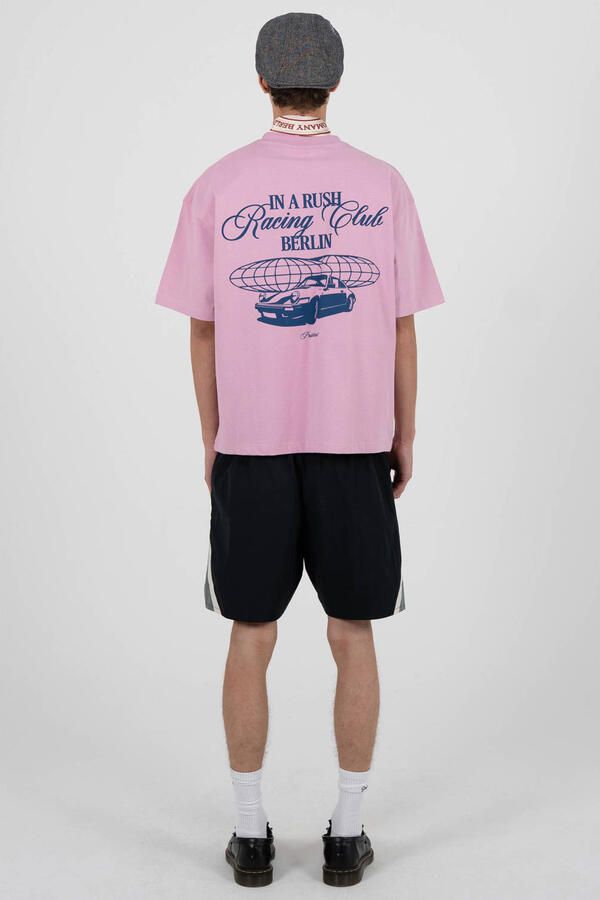 Prohibited oversized T-shirt met backprint roze - Foto 3