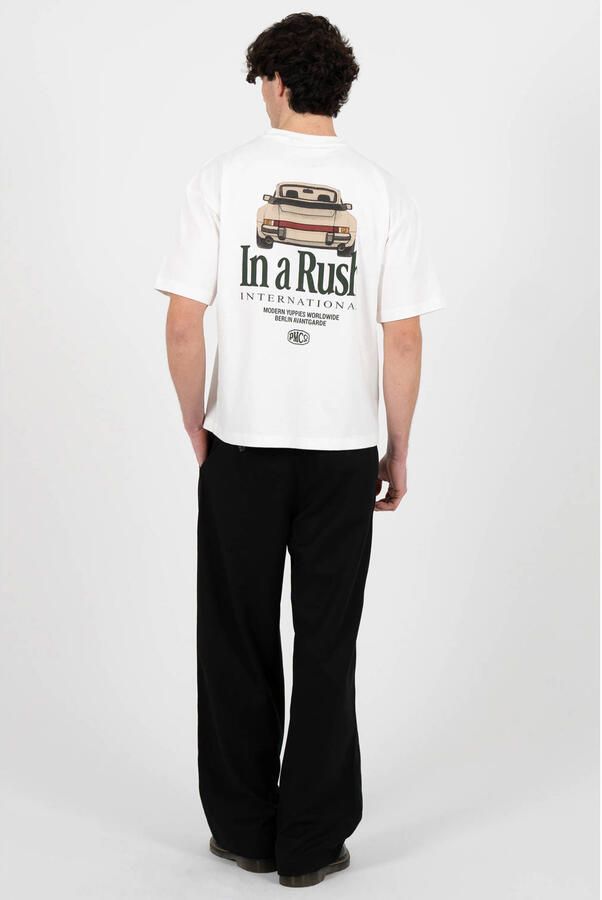 Prohibited oversized T-shirt met backprint wit - Foto 2