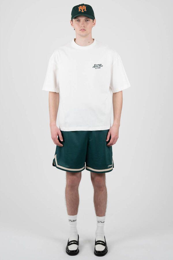 Prohibited oversized T-shirt met backprint wit