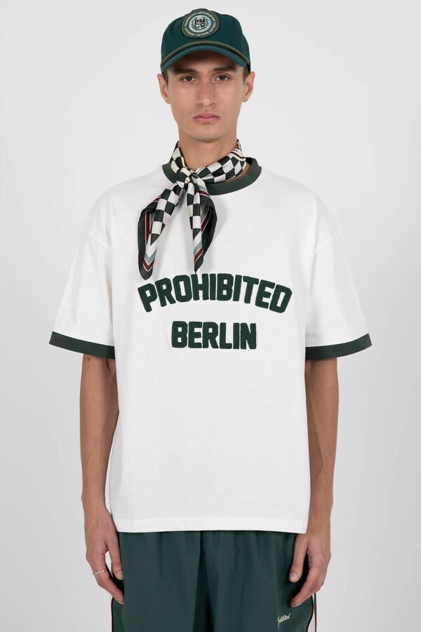 Prohibited oversized T-shirt wit