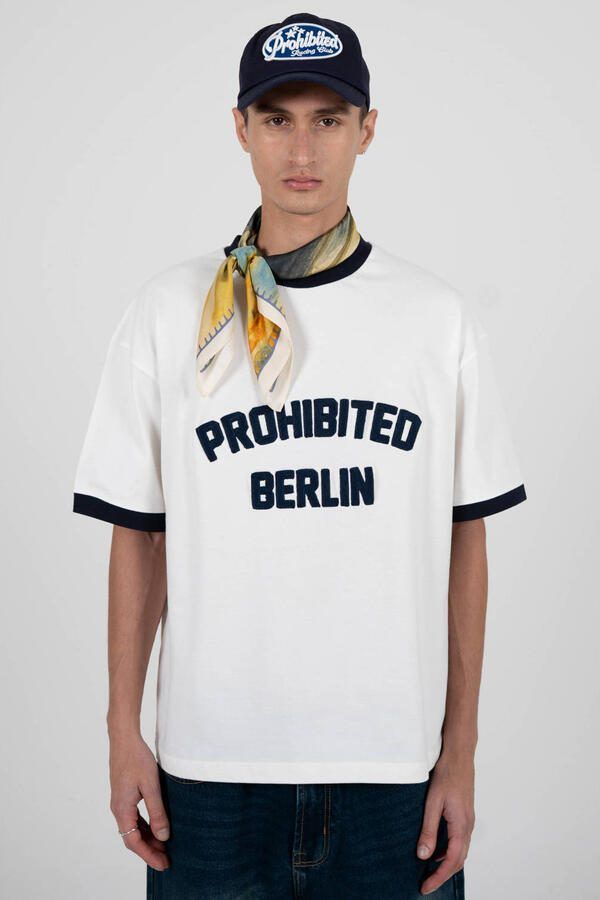 Prohibited oversized T-shirt wit