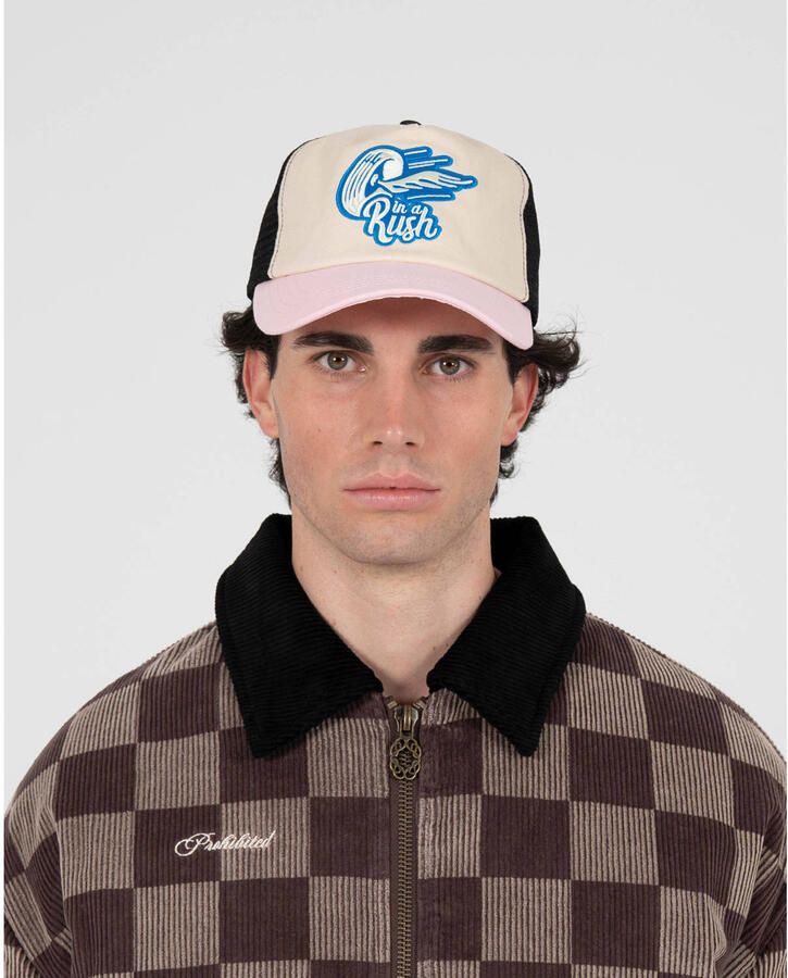 Prohibited pet Tire Trucker beige roze - Foto 2