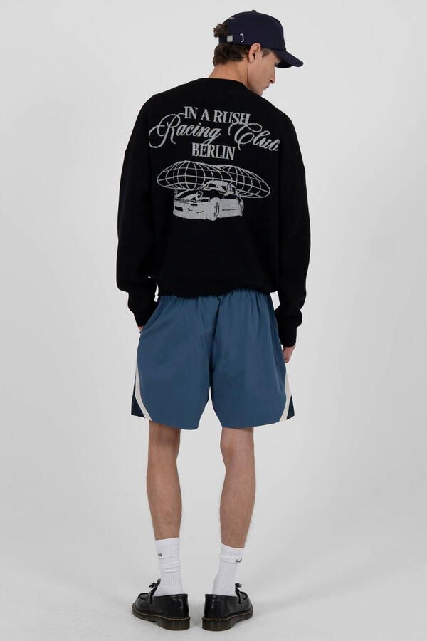 Prohibited Racer Trackshorts casual short blauw - Foto 3