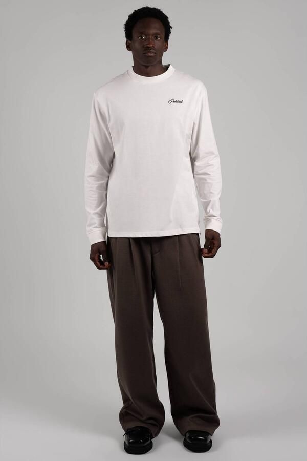 Prohibited relaxed fit longsleeve met backprint off-white - Foto 2
