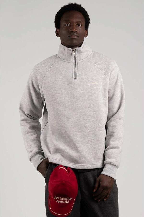 Prohibited relaxed fit sweater grijs