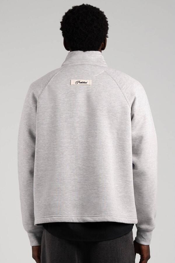 Prohibited relaxed fit sweater grijs - Foto 3