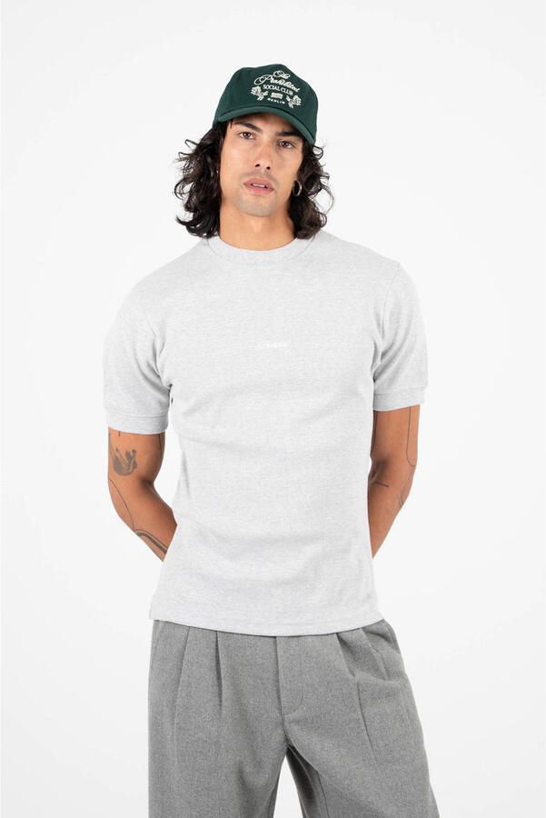 Prohibited slim T-shirt grijs - Foto 3