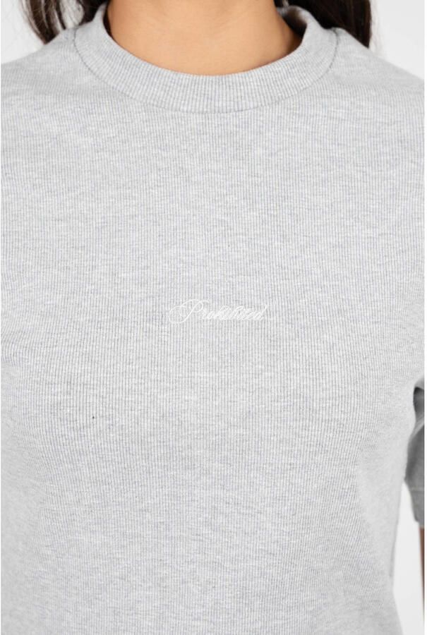 Prohibited slim T-shirt grijs - Foto 2
