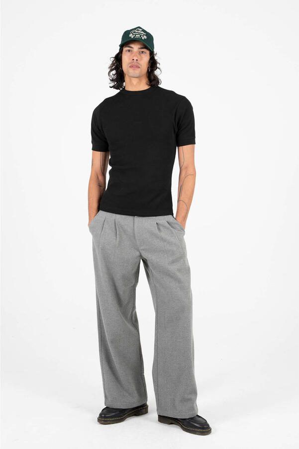 Prohibited slim T-shirt zwart - Foto 2