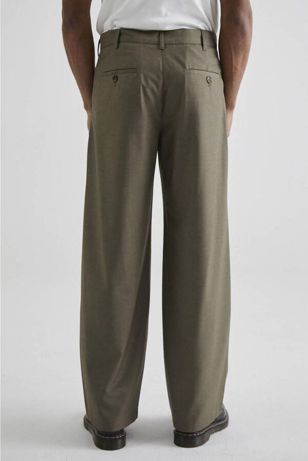 Prohibited SoHo Pleated Pants straight pantalon kaki - Foto 3