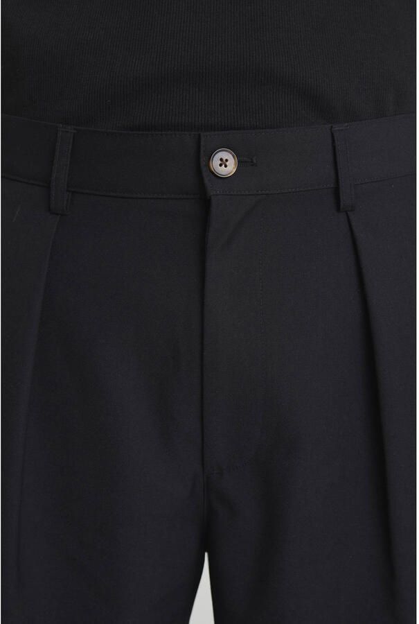 Prohibited SoHo Pleated Pants straight pantalon zwart - Foto 2