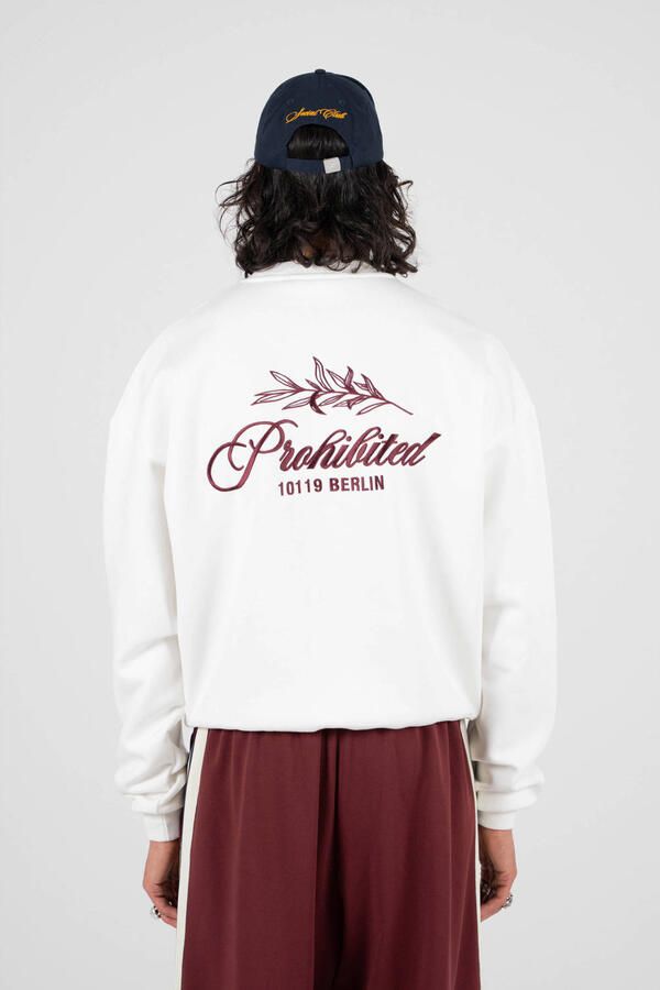 Prohibited sweater met backprint ecru - Foto 3