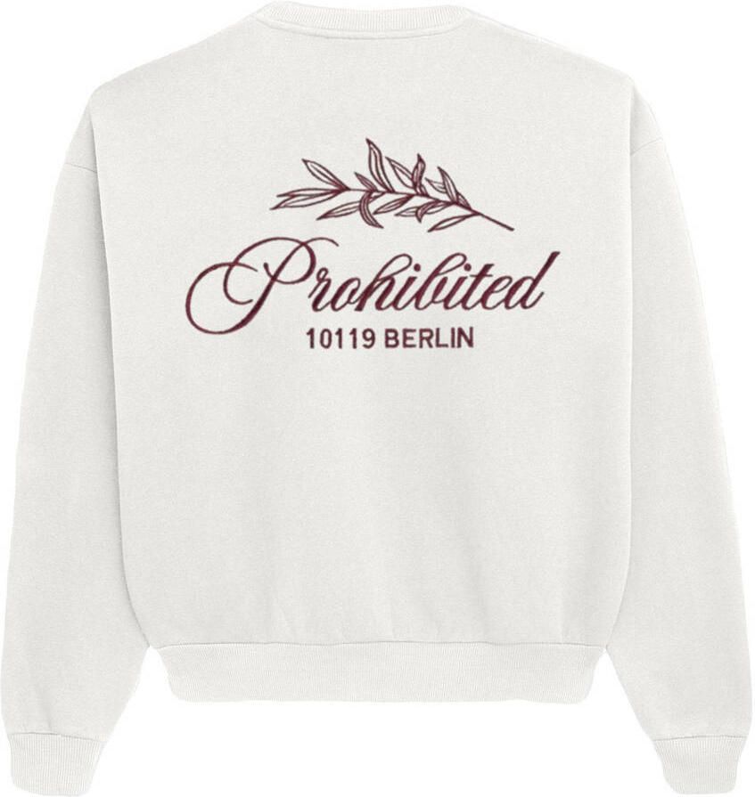 Prohibited sweater met backprint ecru - Foto 2