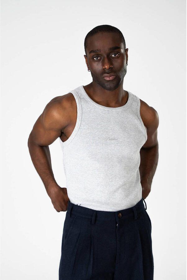 Prohibited tanktop grijs
