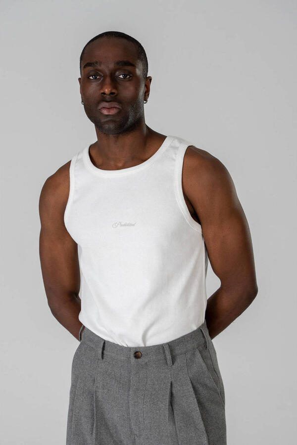 Prohibited tanktop wit