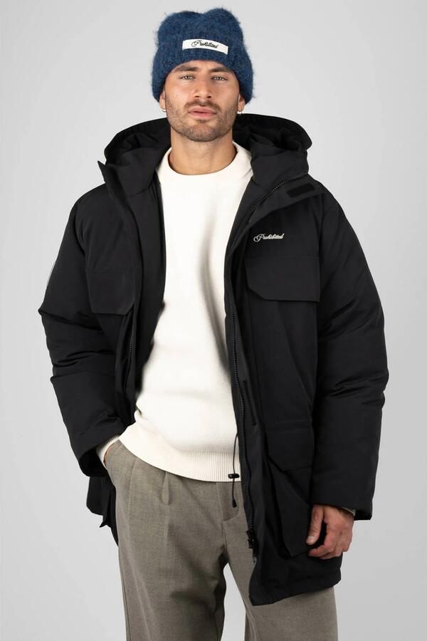 Prohibited winterparka zwart