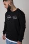 Project X Paris sweater met logo zwart - Thumbnail 2