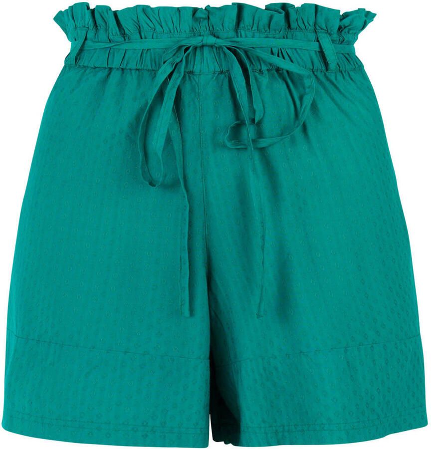 Protest baggy high waist casual short groen