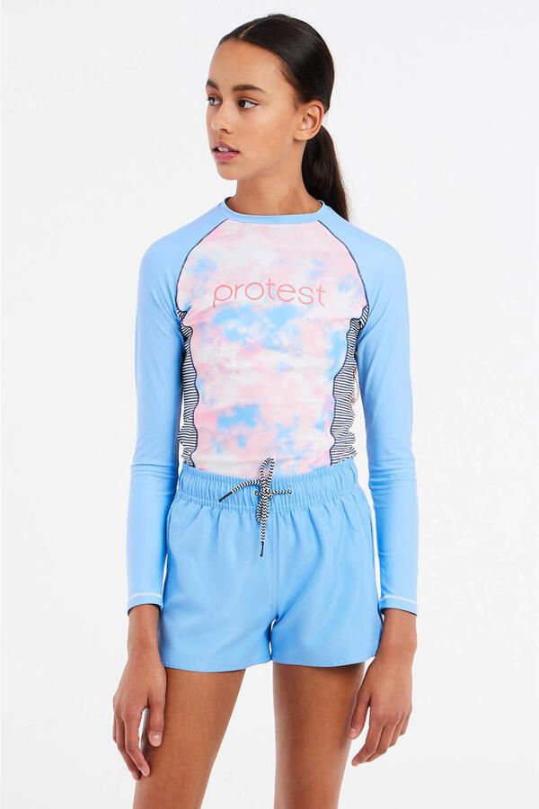 Protest beachshort PRTEVI JR blauw Zwemshort Meisjes Polyester Effen 116 - Foto 3