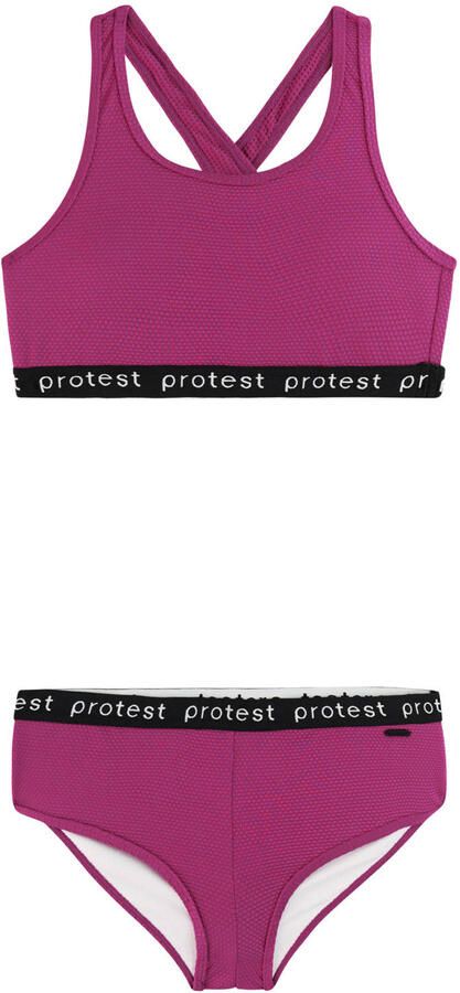 Protest crop bikini PRTBEAU JR fuchsia - Foto 2