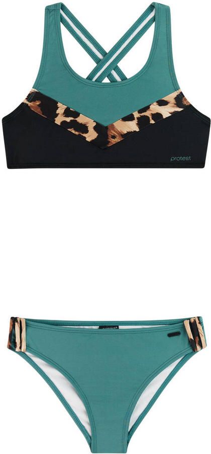 Protest crop bikini PRTFRUITY JR groen