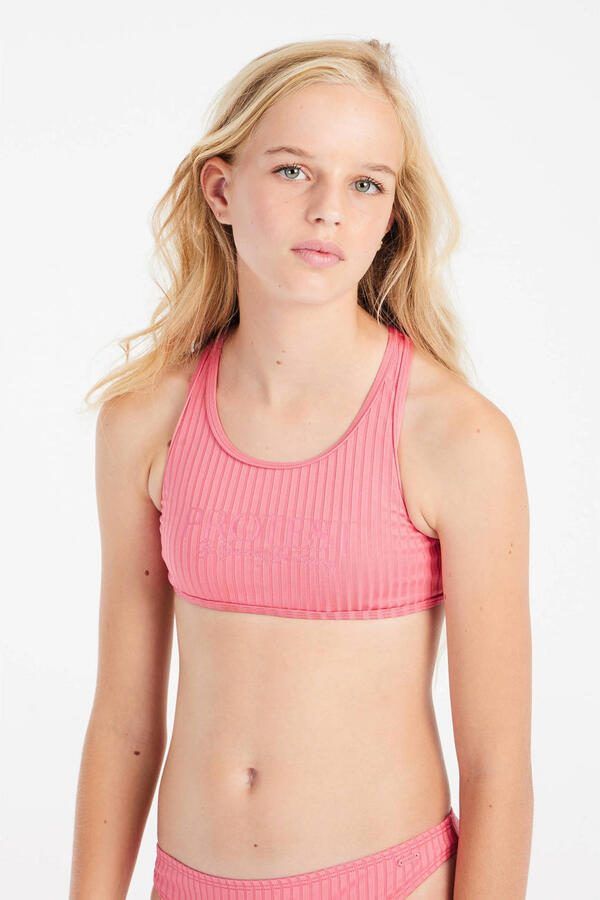Protest crop bikini PRTMOON JR roze
