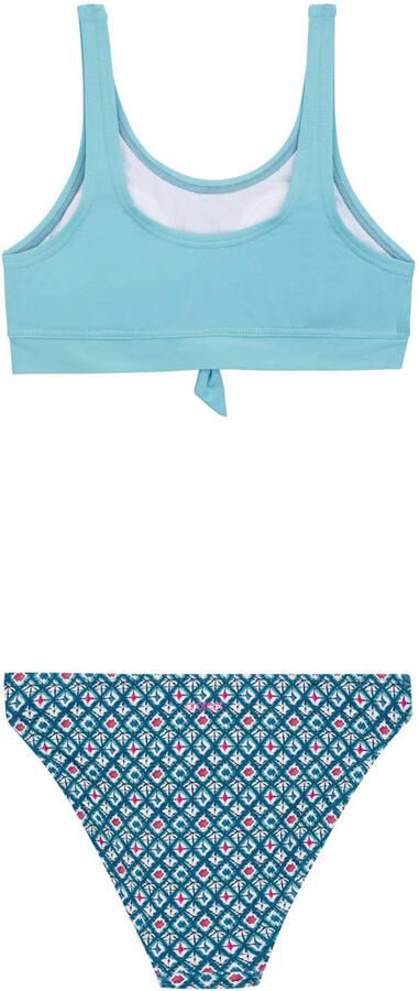 Protest crop bikini PRTNAOMO JR blauw Meisjes Polyester All over print 116
