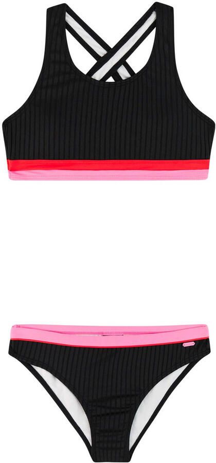 Protest crop bikini PRTYVETTE JR zwart