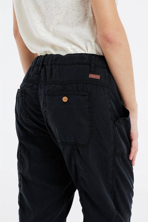 Protest cropped regular fit broek PRTLEAF zwart - Foto 2