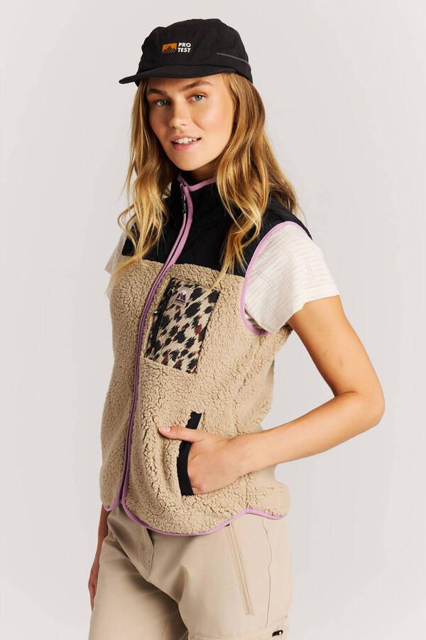 Protest gilet beige