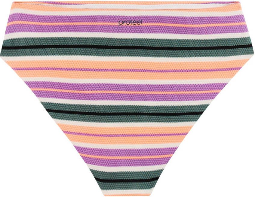 Protest high waist bikinibroekje MIXKIM roze groen wit - Foto 2